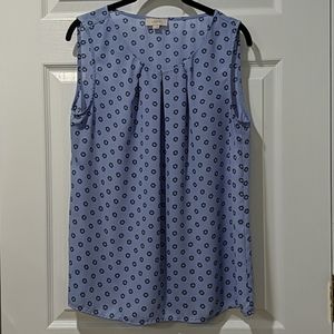 LOFT Outlet Pleat Neck Shell